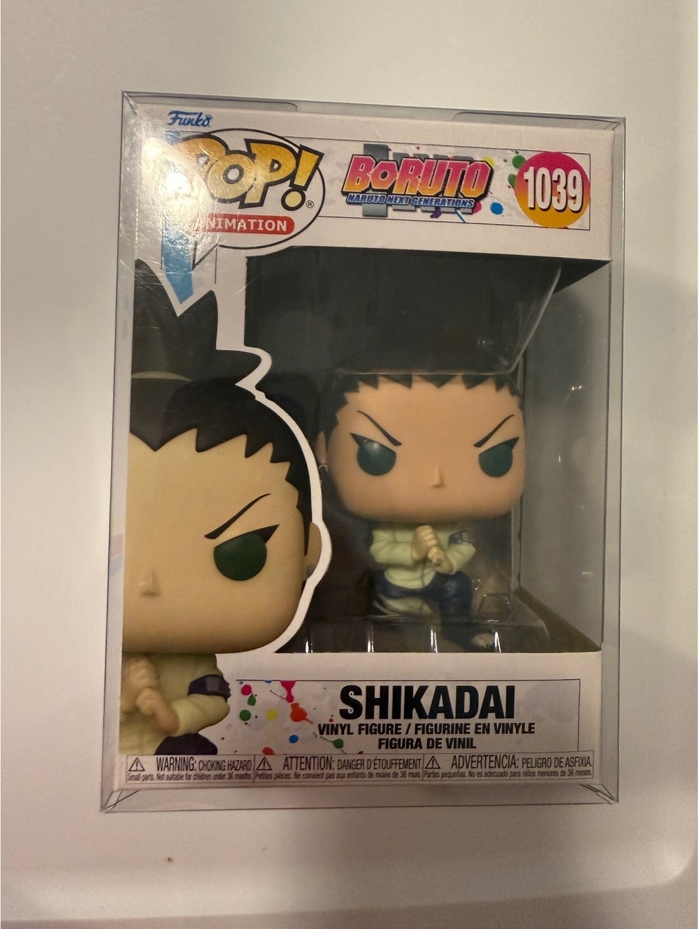 Funko Pop! Animation Boruto Shikadai #1039 Vinyl Figure w/ Protector